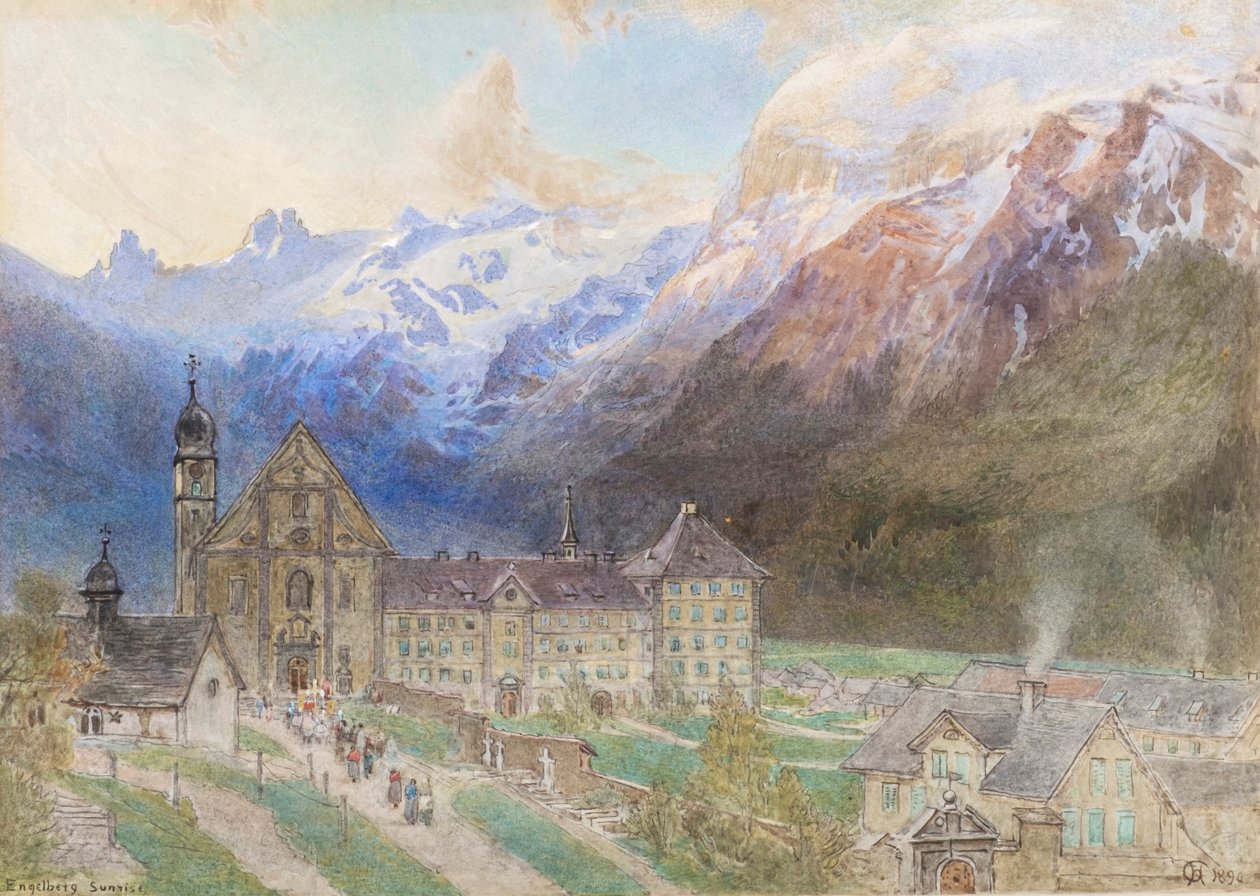 Nascer do sol em Engelburg de Harry Goodwin
