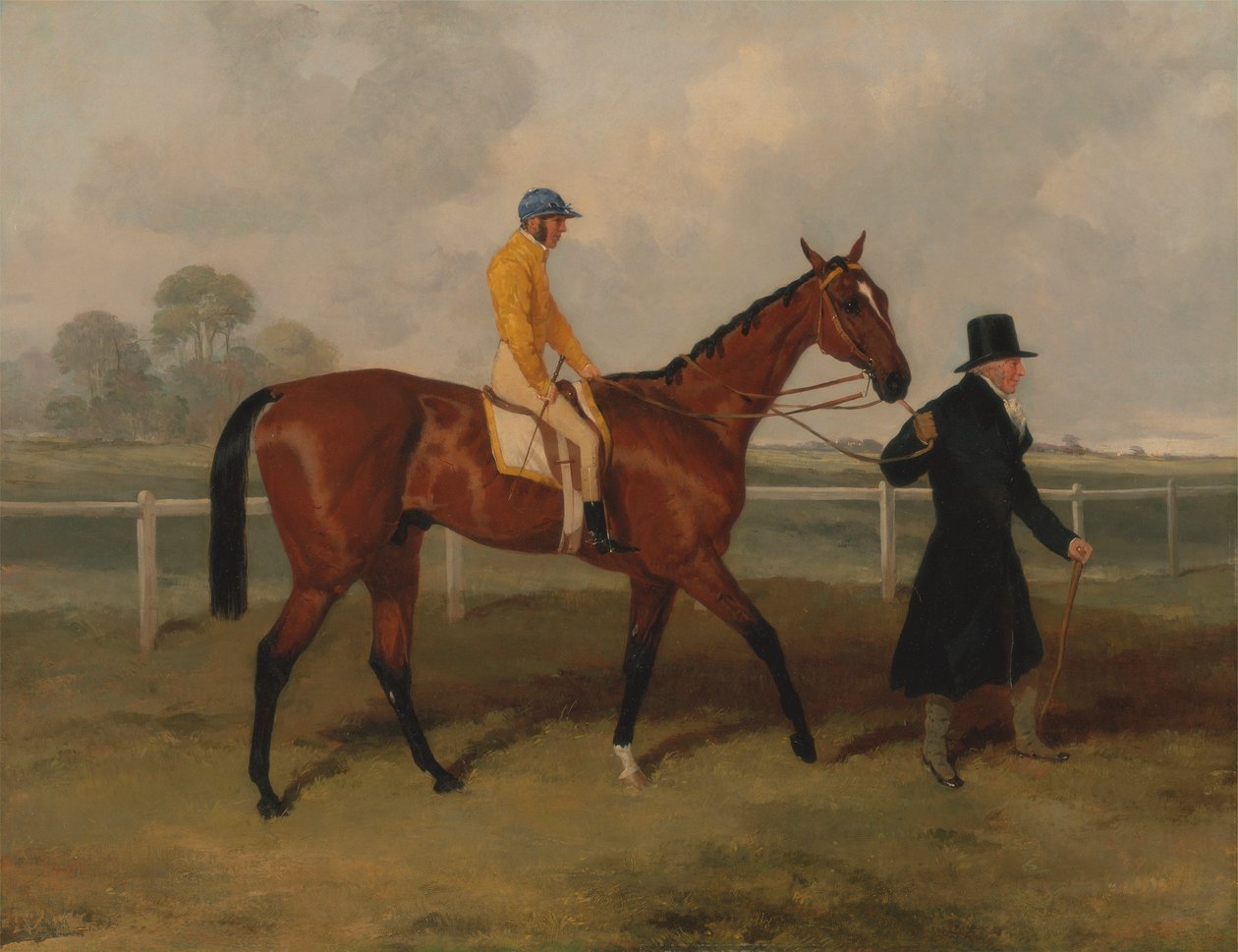 Sir Tatton Sykes Liderando no cavalo 