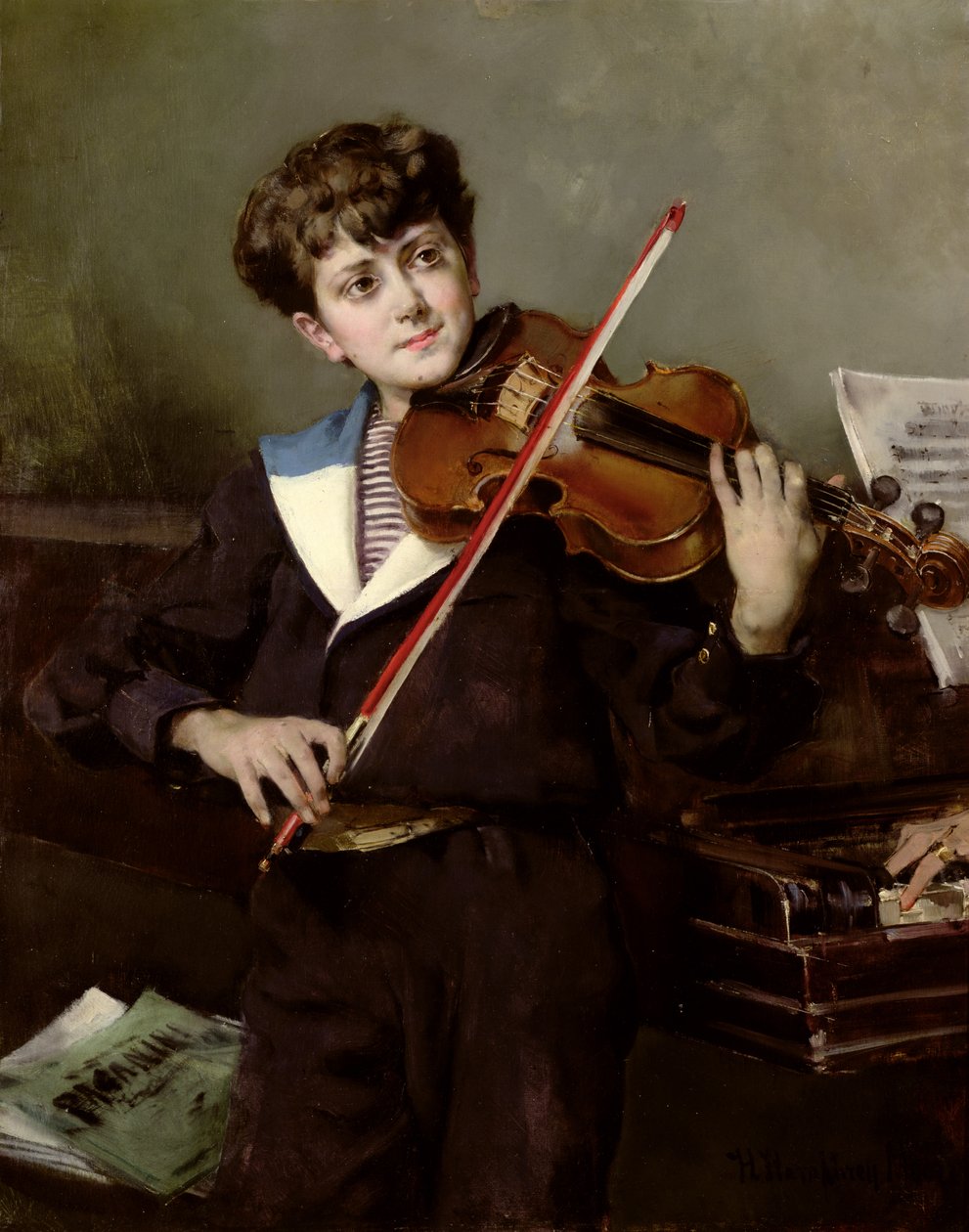 O violinista de Harry Humphrey Moore