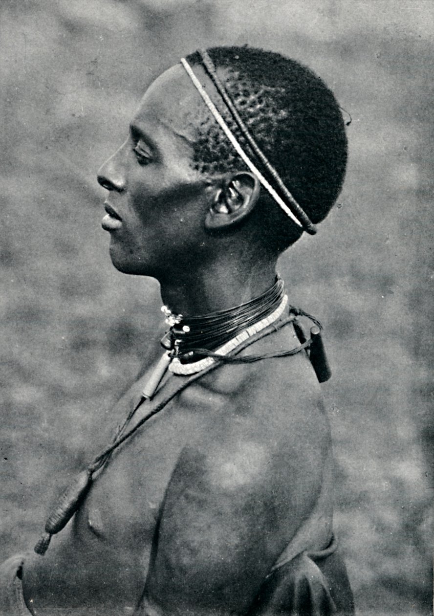 Um Hima de Mpororo, África Equatorial, a oeste do Victoria Nyanza, 1912 de Harry Johnston