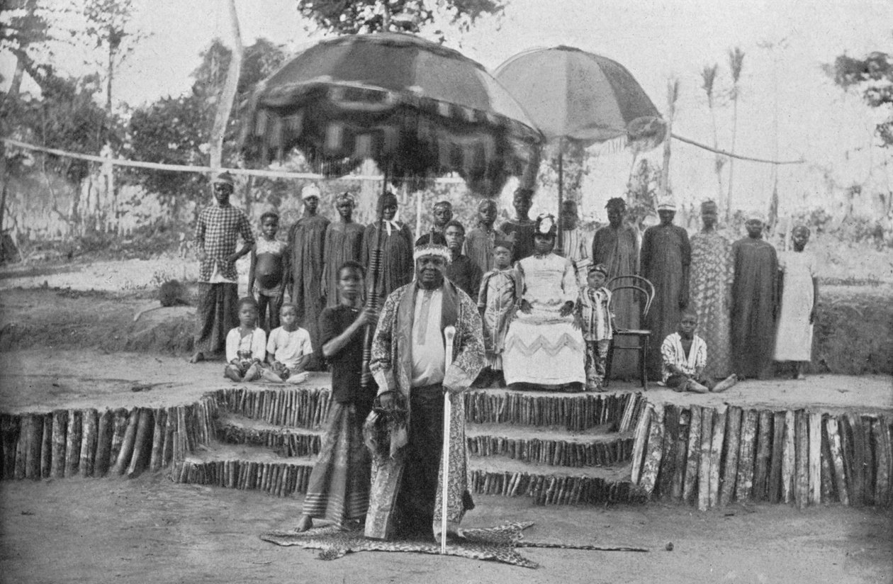 John Boko Cobham, rei do Velho Calabar no sul da Nigéria, 1912 de Harry Johnston