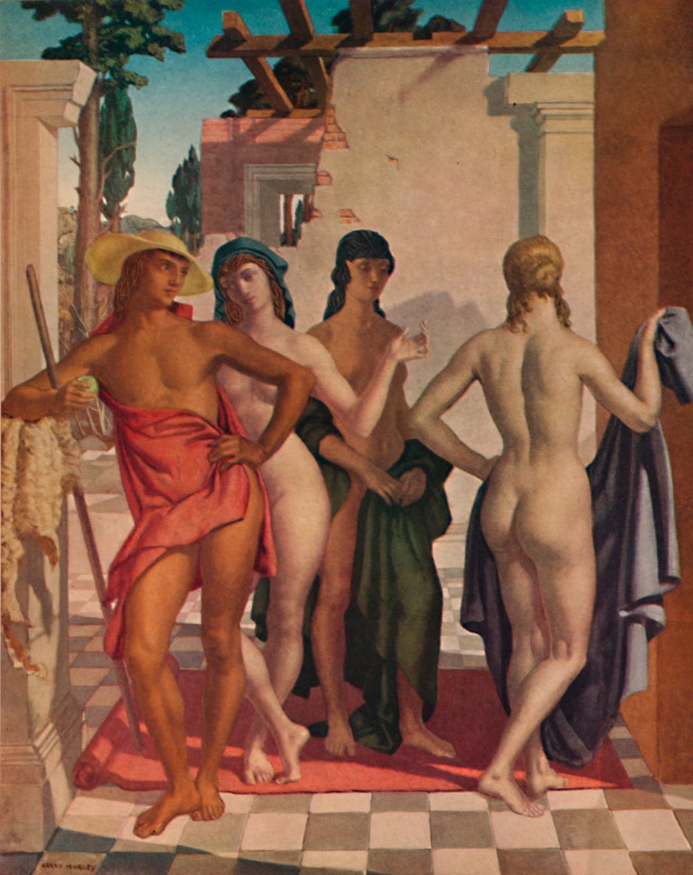 O Julgamento de Paris, 1929, 1931 de Harry Morley