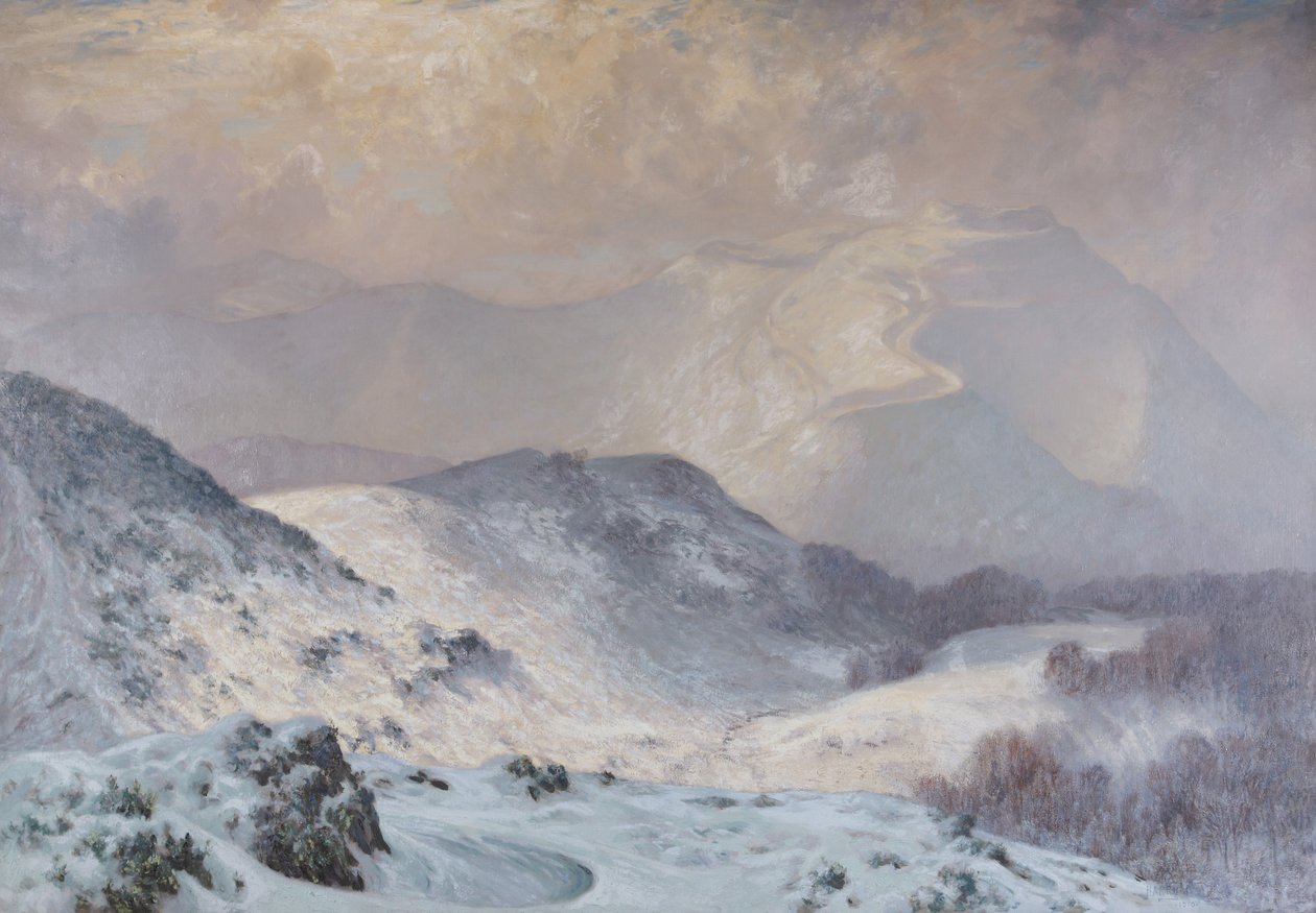 Inverno em Malvern, Worcestershire de Harry William Adams