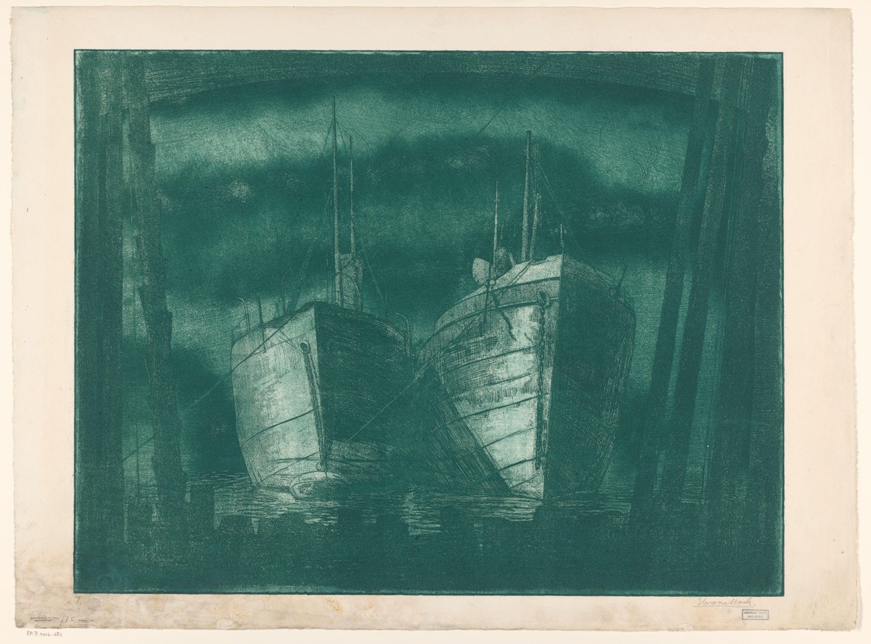 Dois latidos de Harry van Mook (signed by artist)