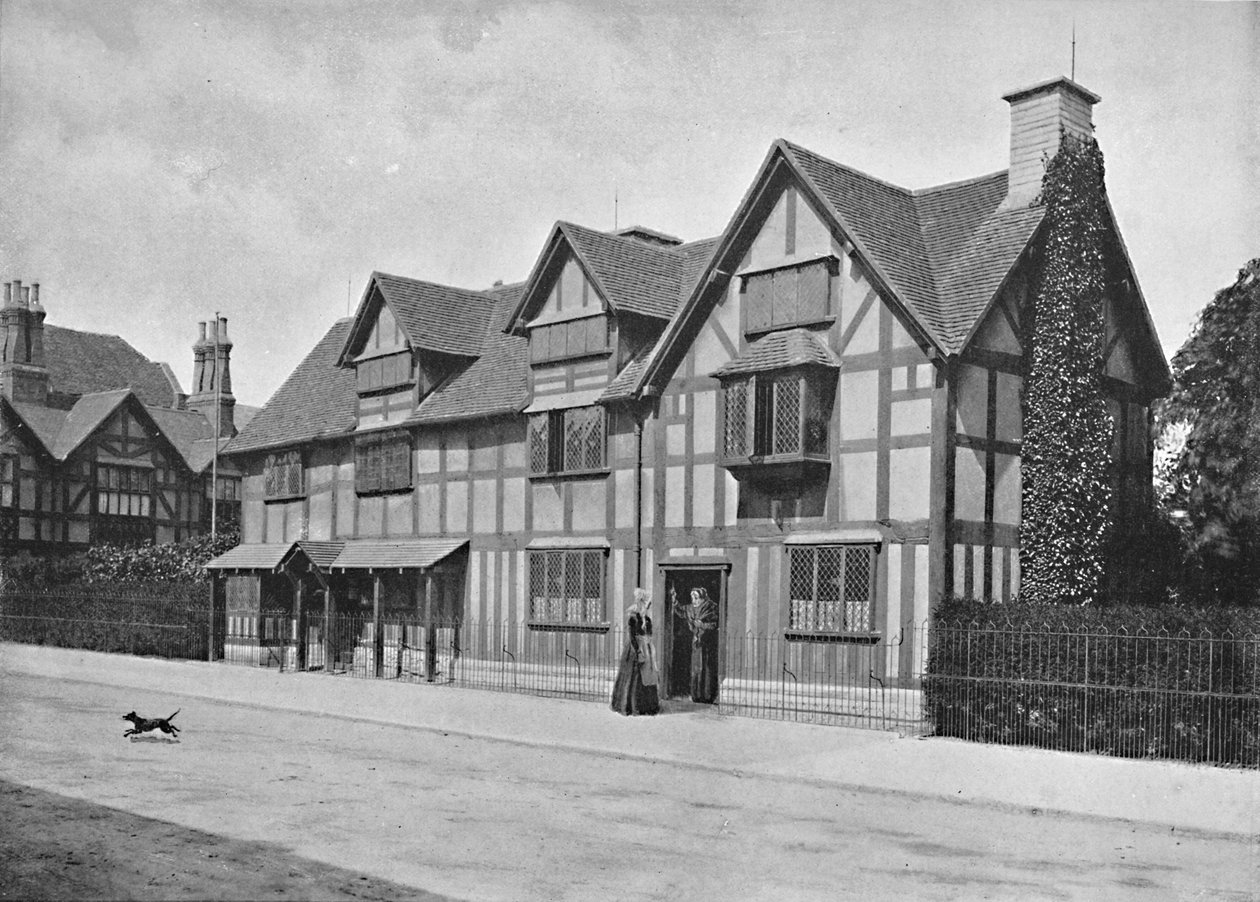 Casa Shakespeares, Stratford-On-Avon, c1896 de Harvey Barton
