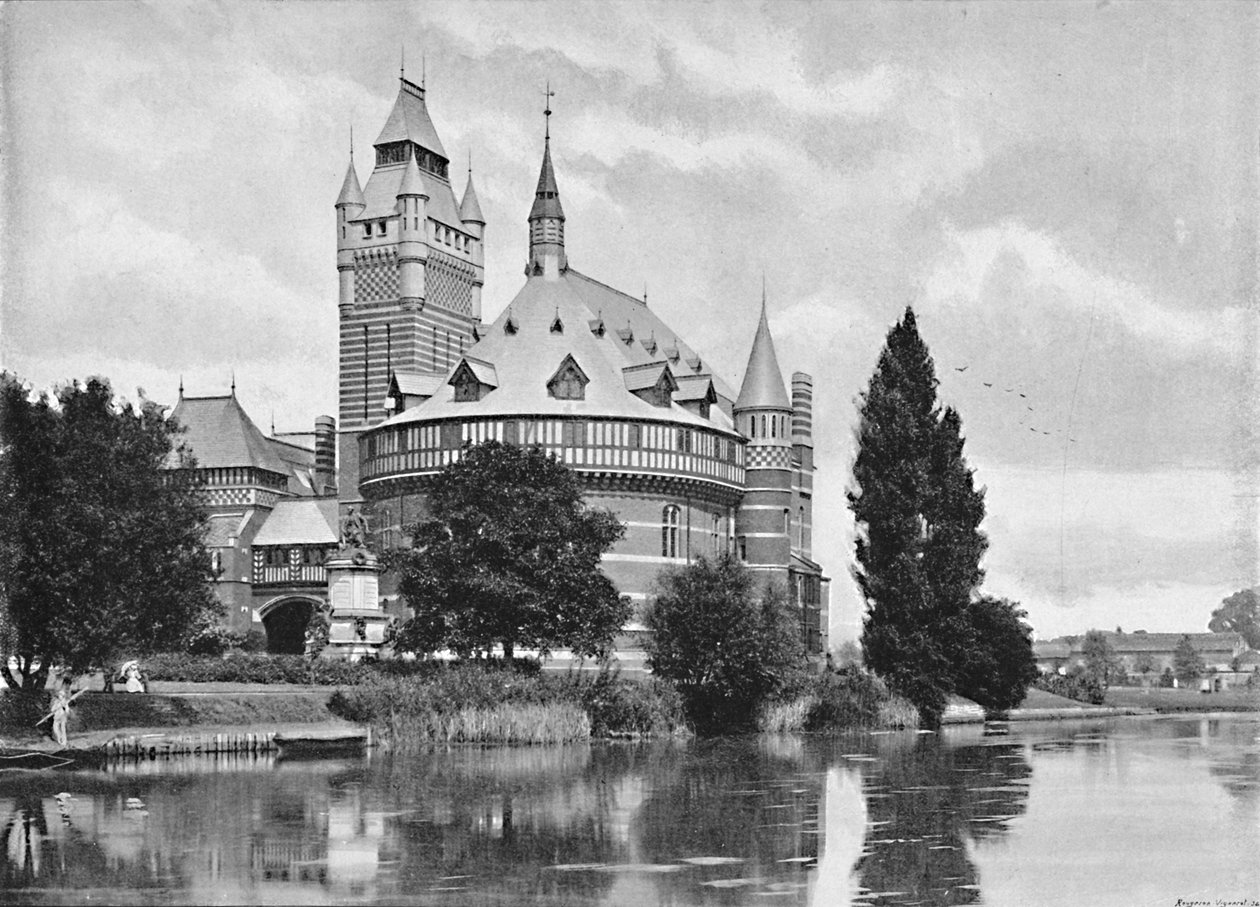 O memorial de Shakespeare, Stratford-On-Avon, c1896 de Harvey Barton