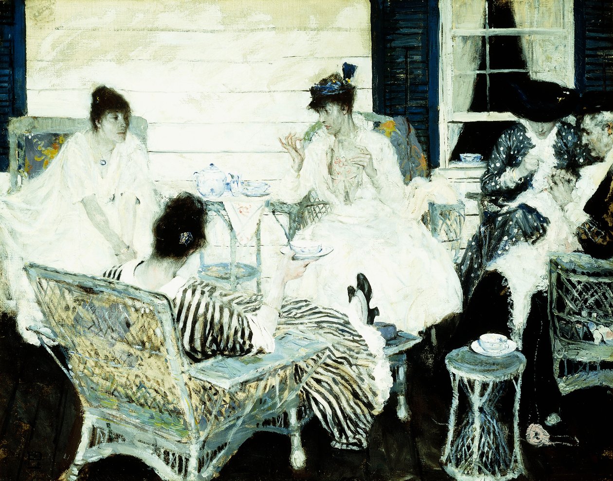 A Festa do Chá de Harvey T. Dunn