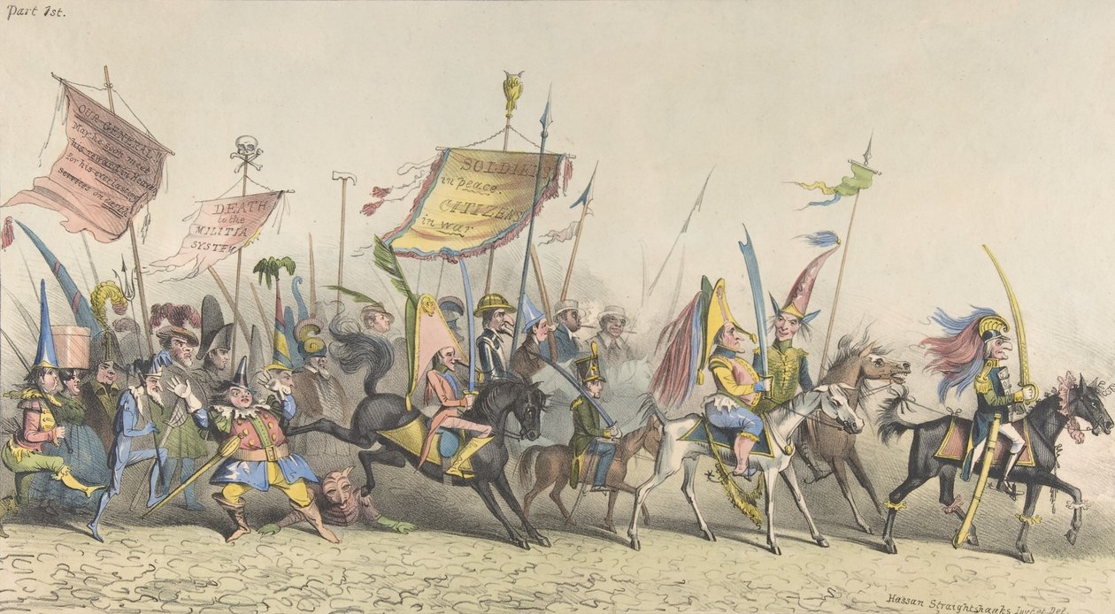 Grand Fantastical Parade, Nova York, 2 de dezembro de 1833. de Hassan Straightshanks