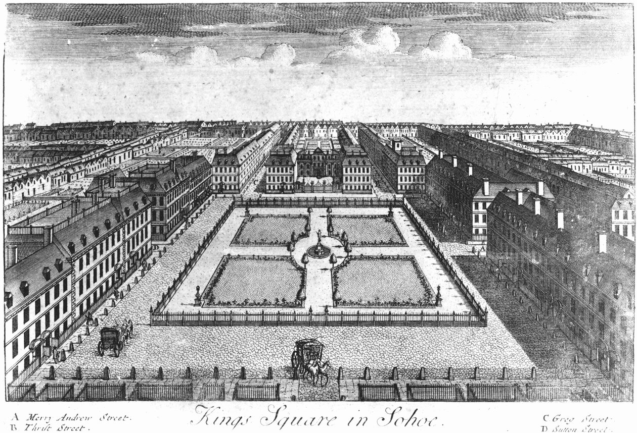 Kings Square Soho, 1720-30 de Haynes King