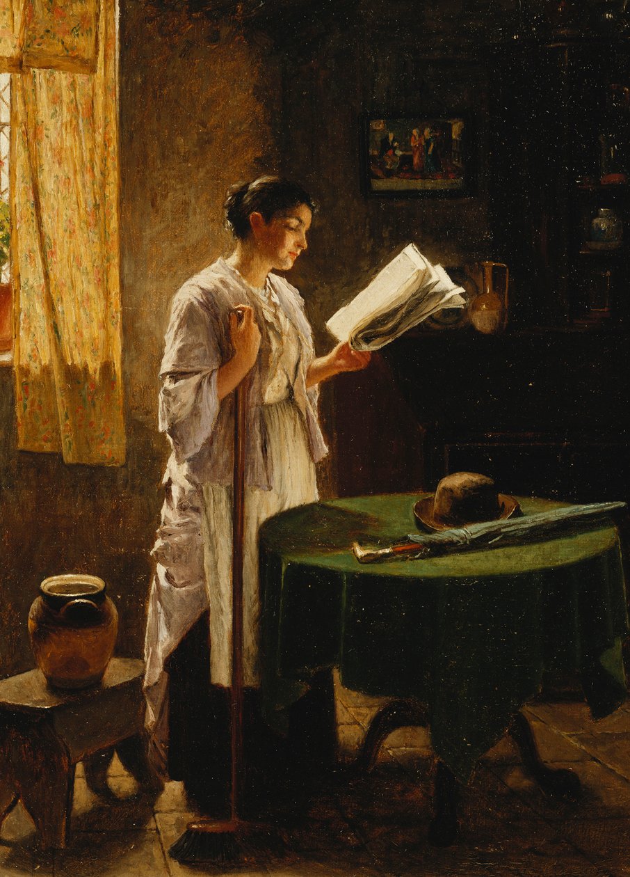 O jornal da manhã, 1869 de Haynes King