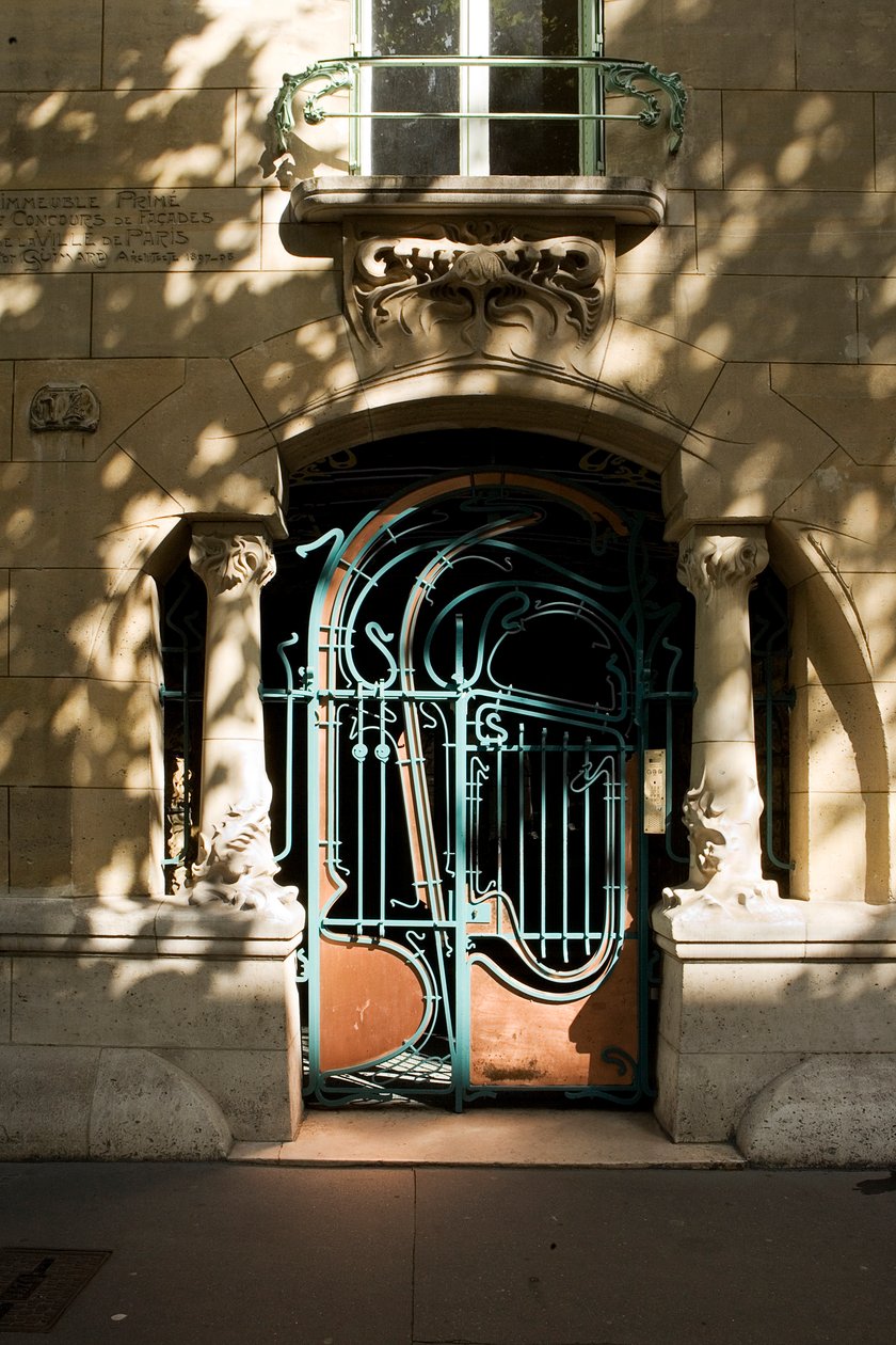 Entrada para o Castel Beranger, 1897-98 de Hector Guimard