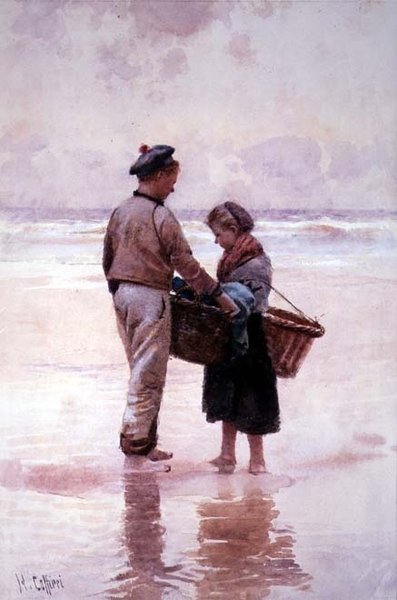 Breton Fisherchildren de Hector Caffieri