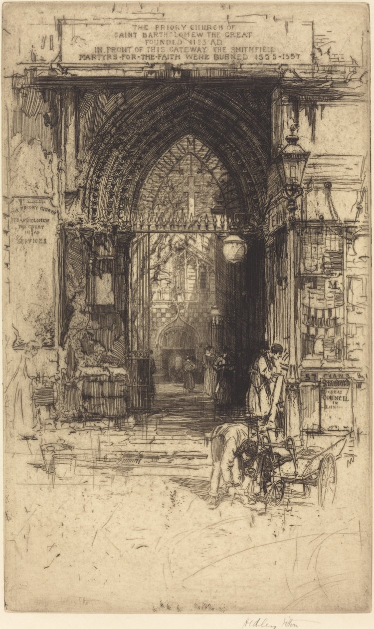 São Bartolomeu, o Grande, Smithfield de Hedley Fitton