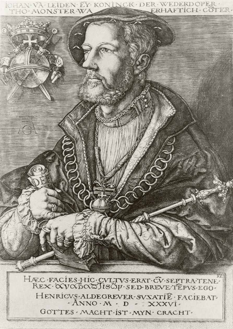John ou Leiden de Heinrich Aldegrever