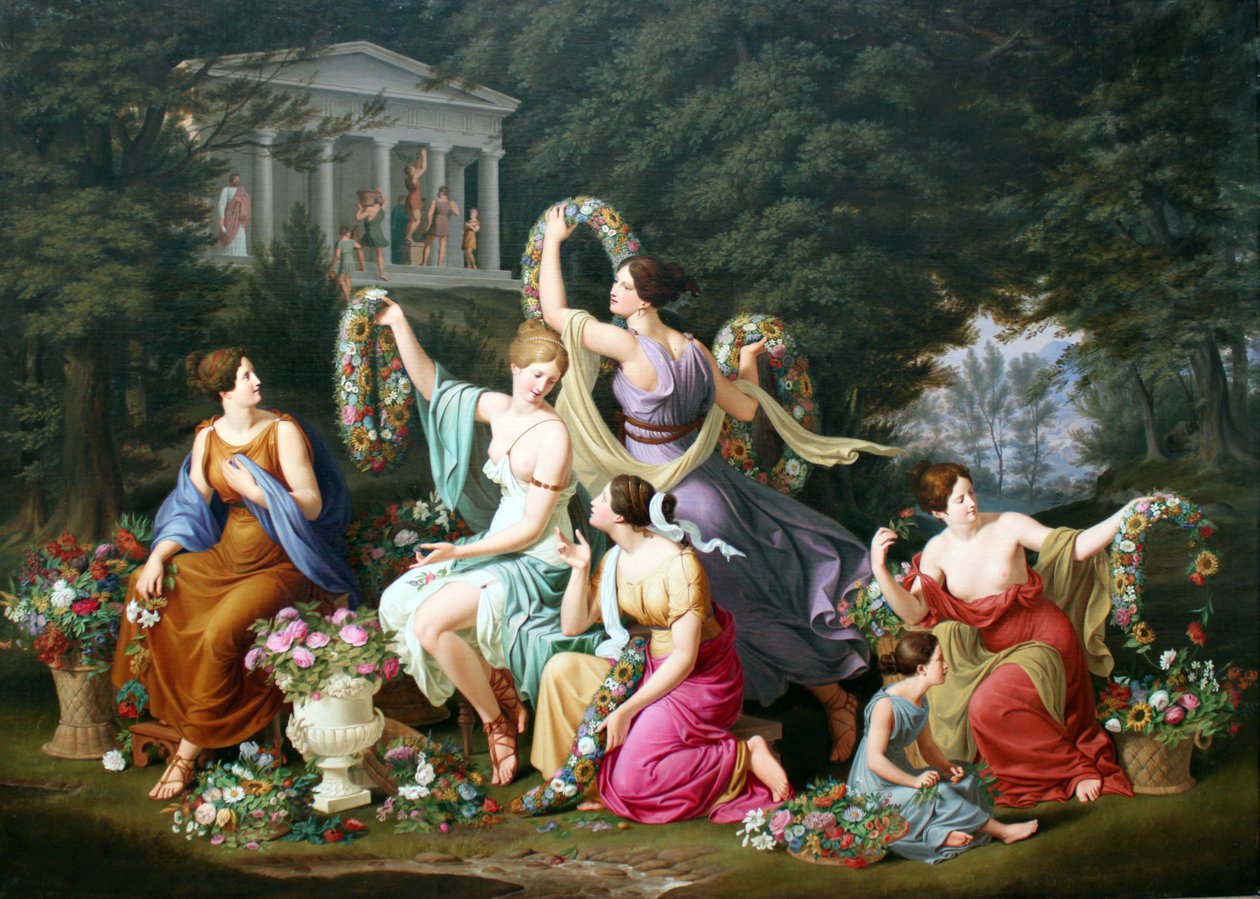 Kranz ventos calhas de Heinrich Anton Dahling