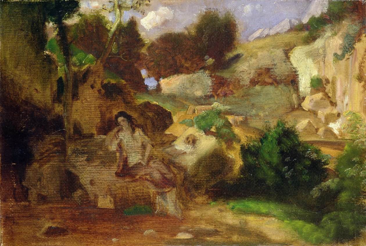 Paisagem com a Madalena Penitente de Heinrich Dreber