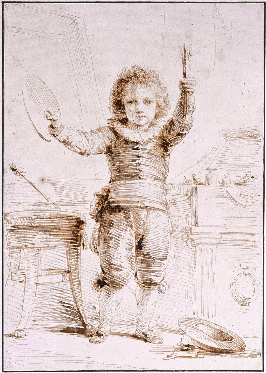 O Filho do Artista, Heinrich, c. 1793 de Friedrich Heinrich Fuger