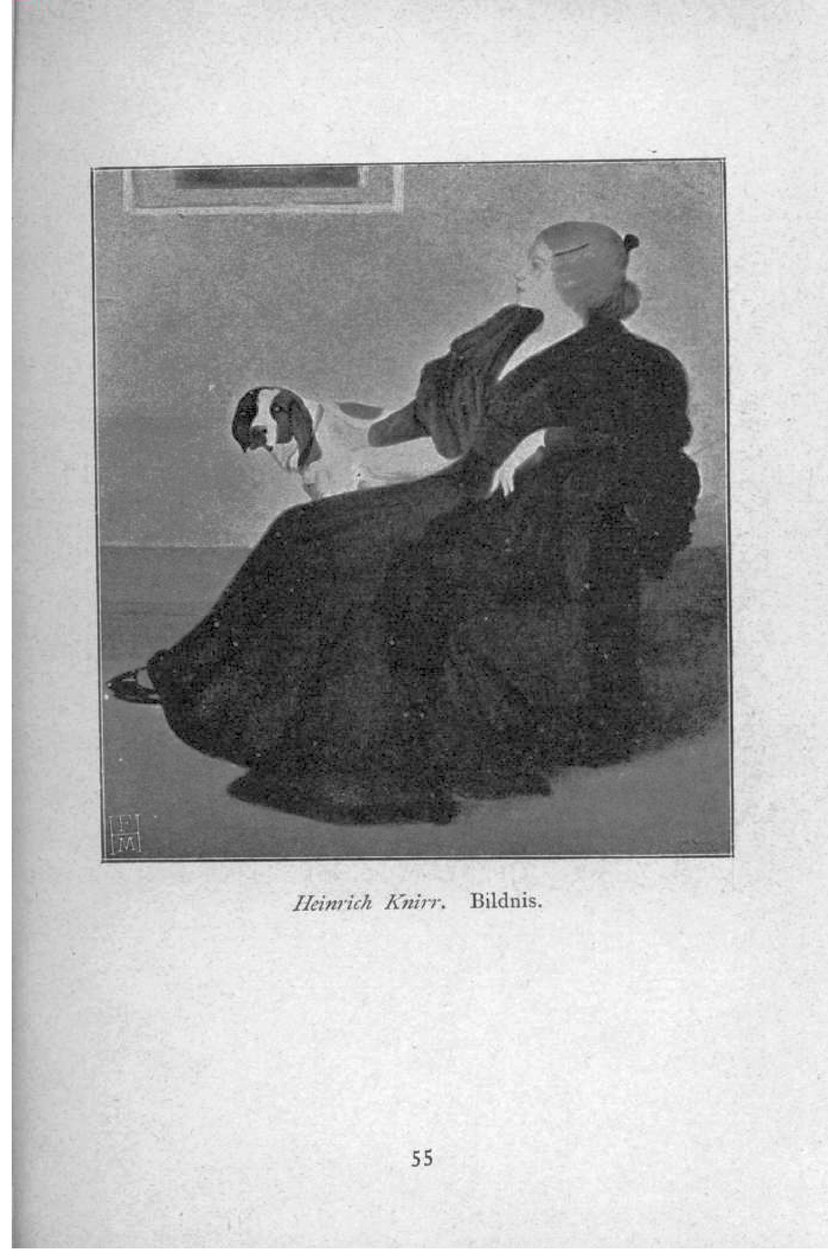 retrato de Heinrich Knirr