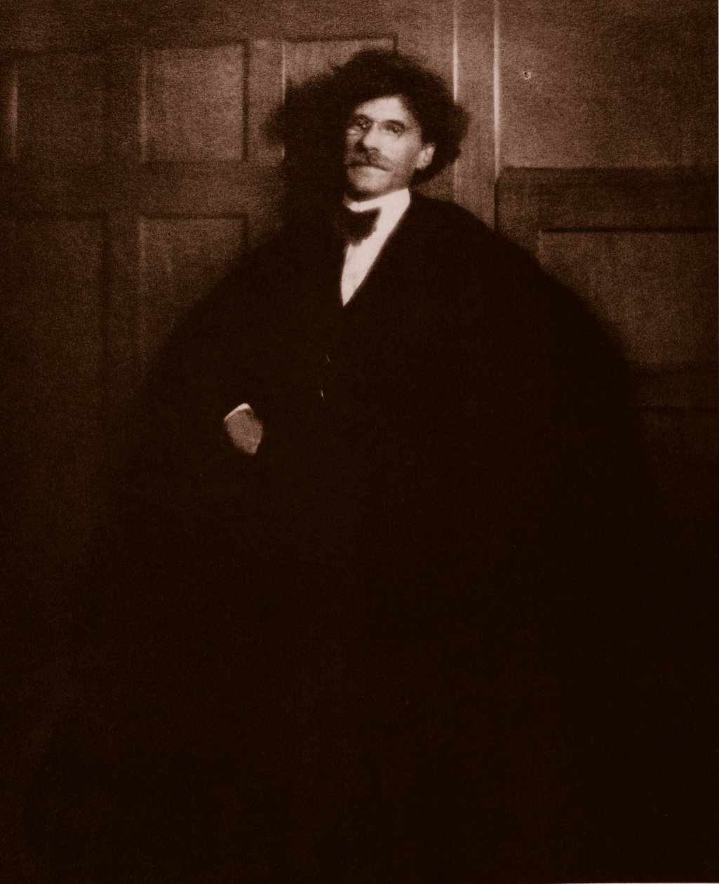 Alfred Stieglitz (foto sépia) de Heinrich Kuhn