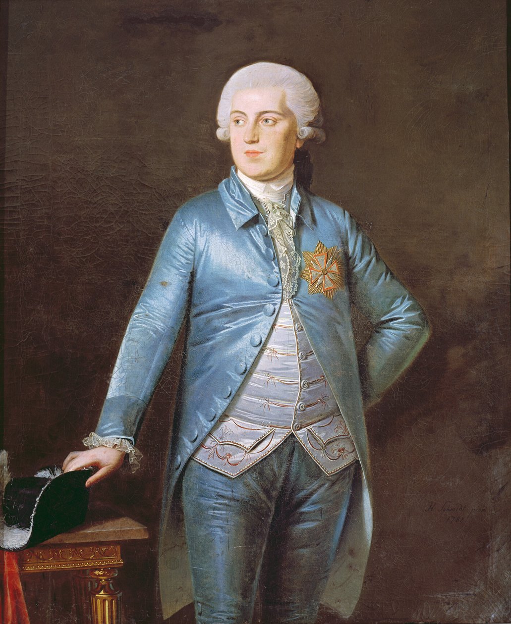 Christian VII (1749-1808) 1788 de Heinrich Schmidt