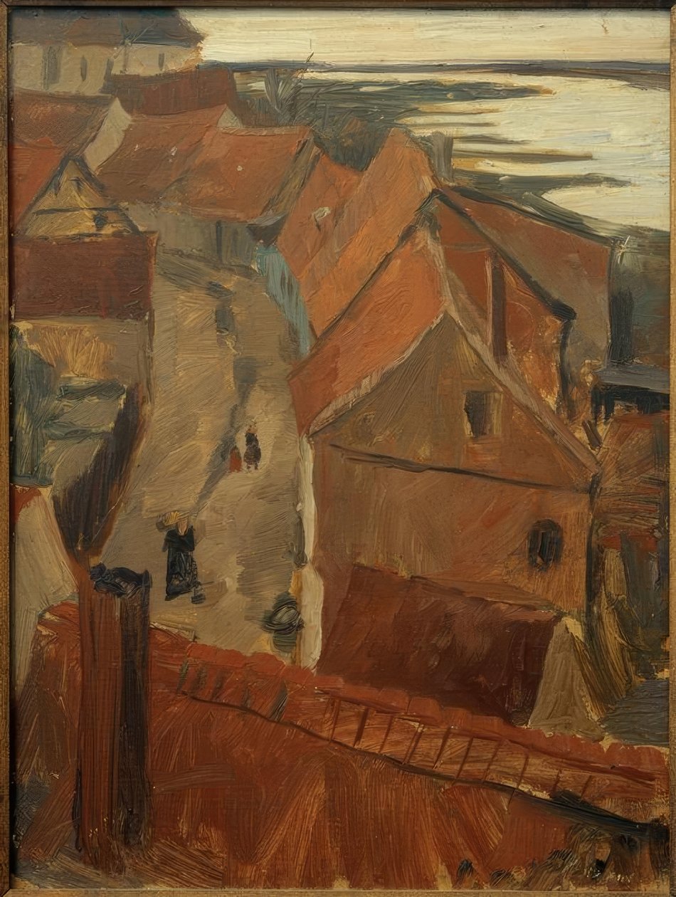 Arneburg no Elba de Heinrich Stegemann