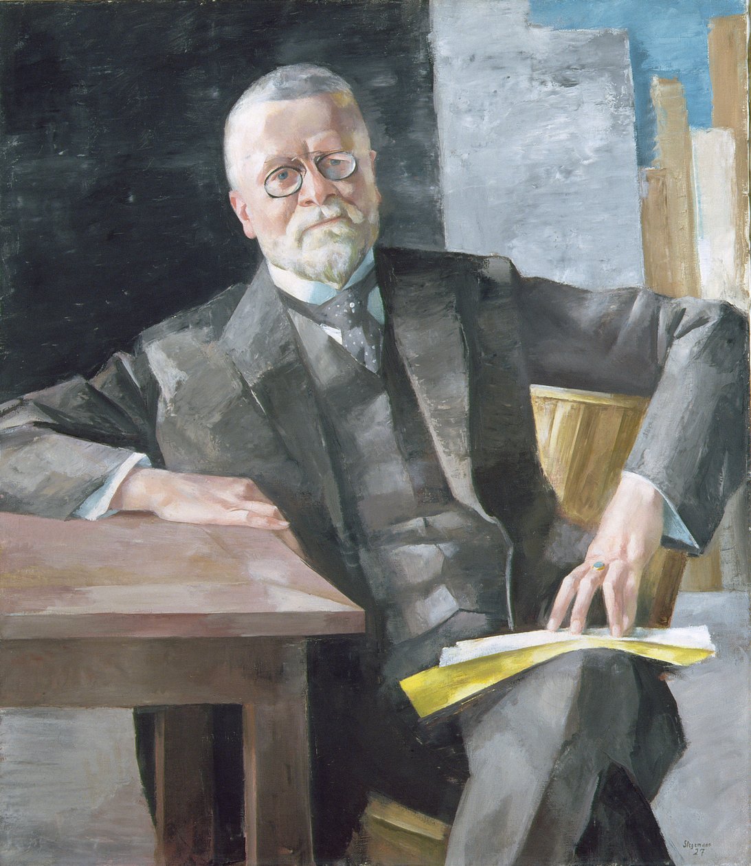 Professor Fritz Schumacher (1869-1947), 1927 de Heinrich Stegemann