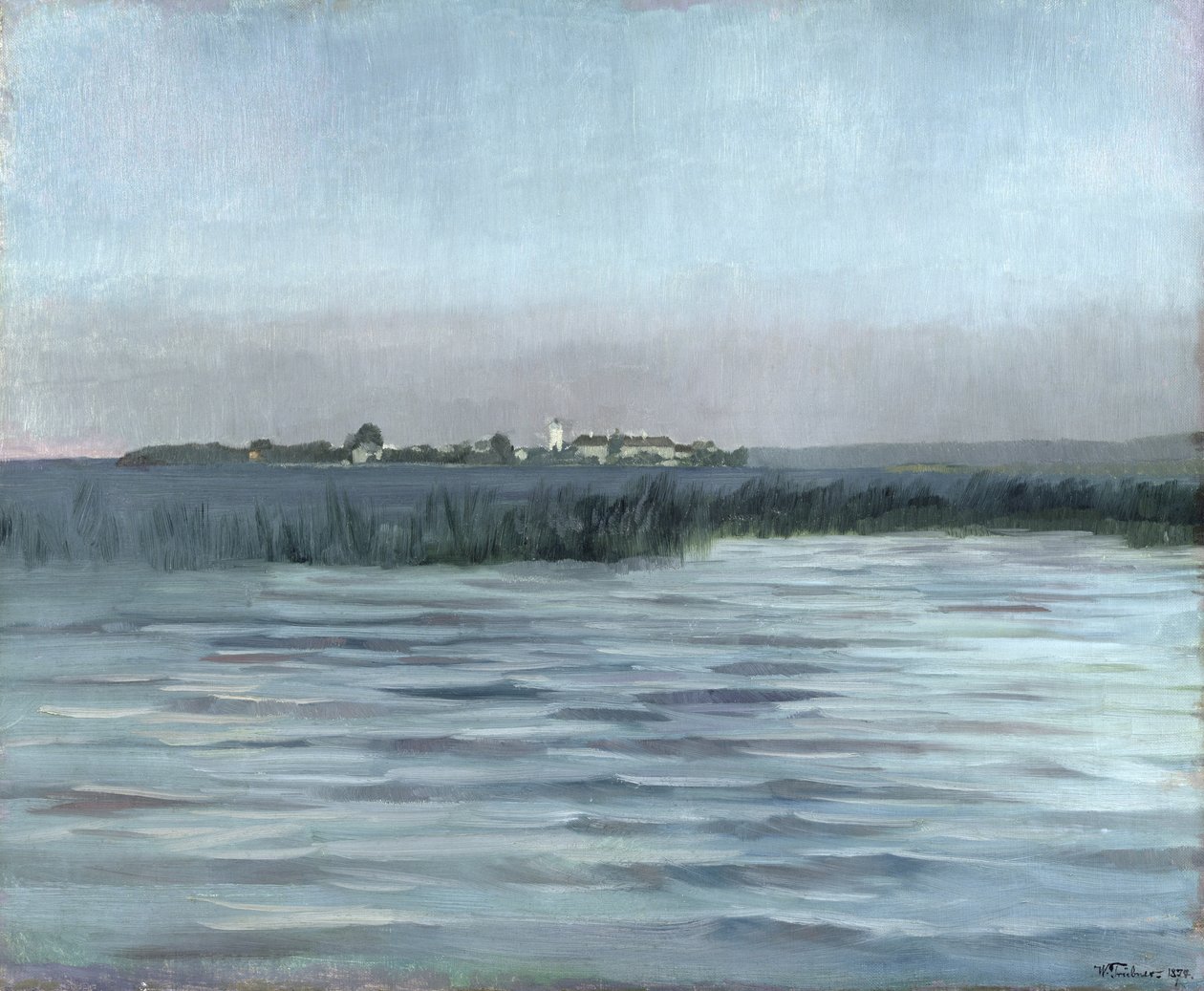 Chiemsee, 1874 de Heinrich Wilhelm Truebner