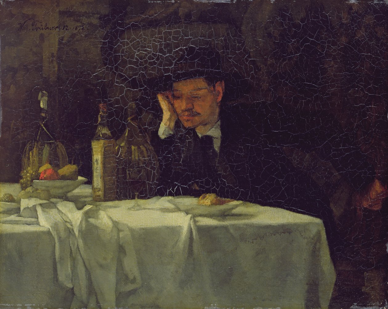 Com vinho de Roma, 1872 de Heinrich Wilhelm Truebner