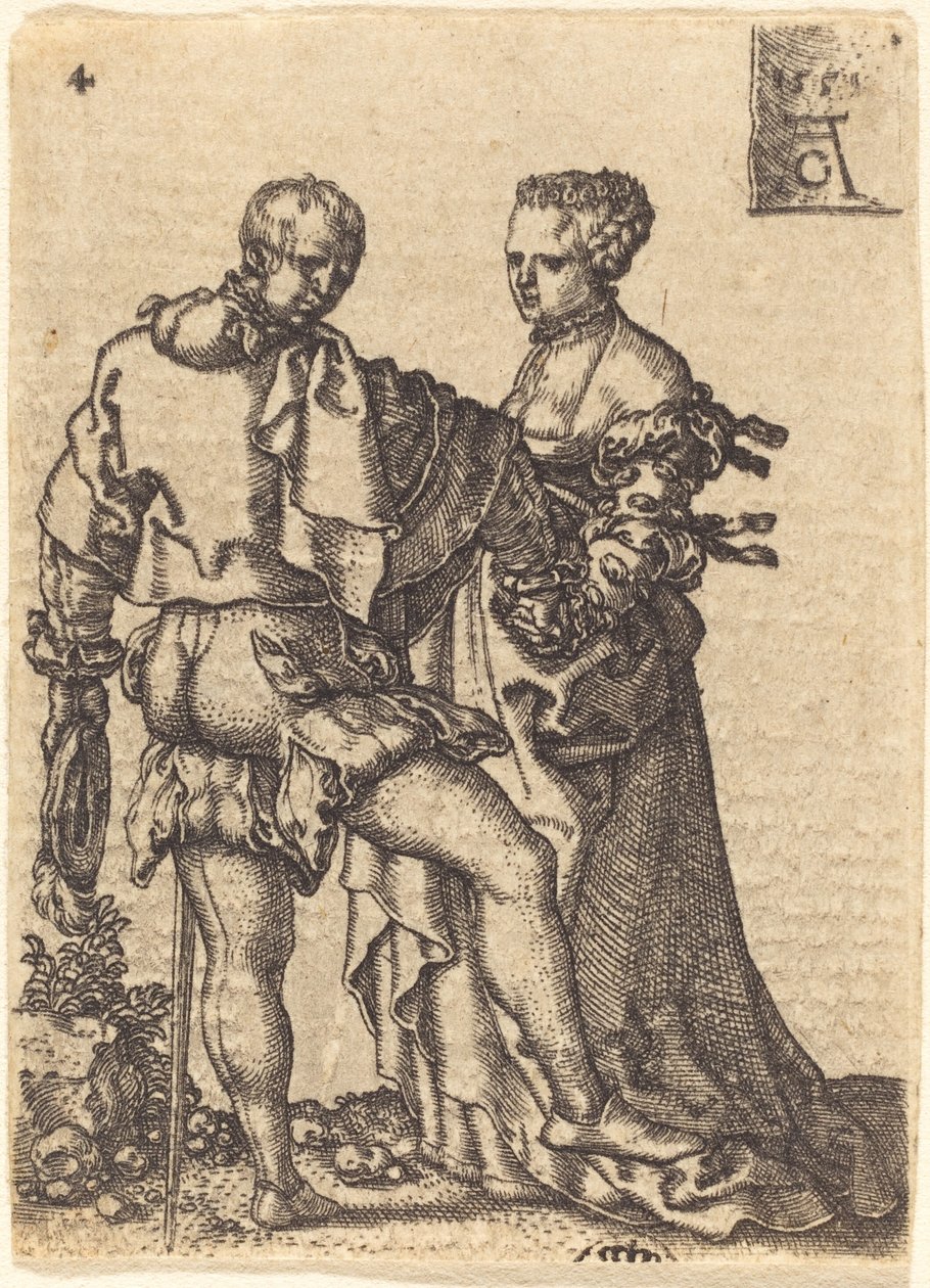 Casal Dançarino de Heinrich Aldegrever