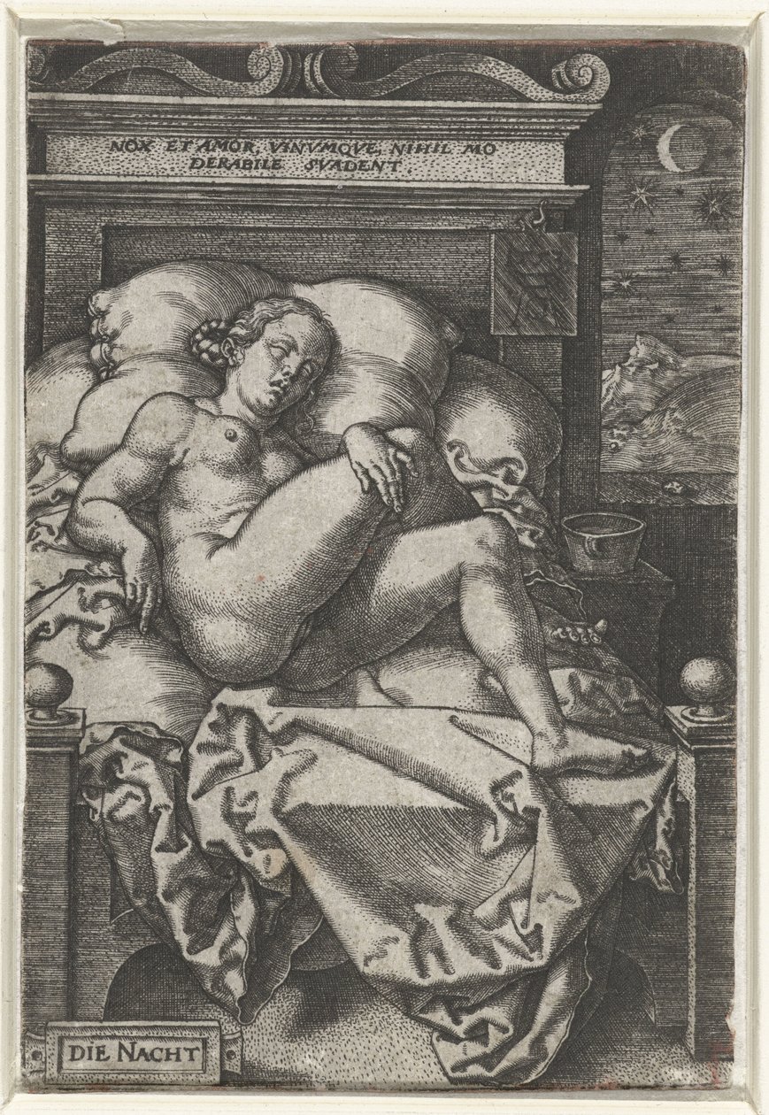 A noite Naquela Noite (título no objeto) de Heinrich Aldegrever