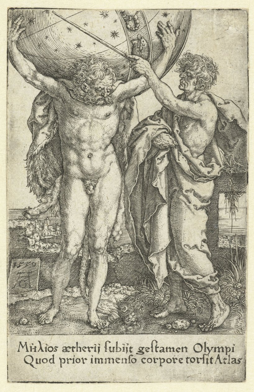 Hércules e Atlas
Obras de Hércules (título da série) de Heinrich Aldegrever