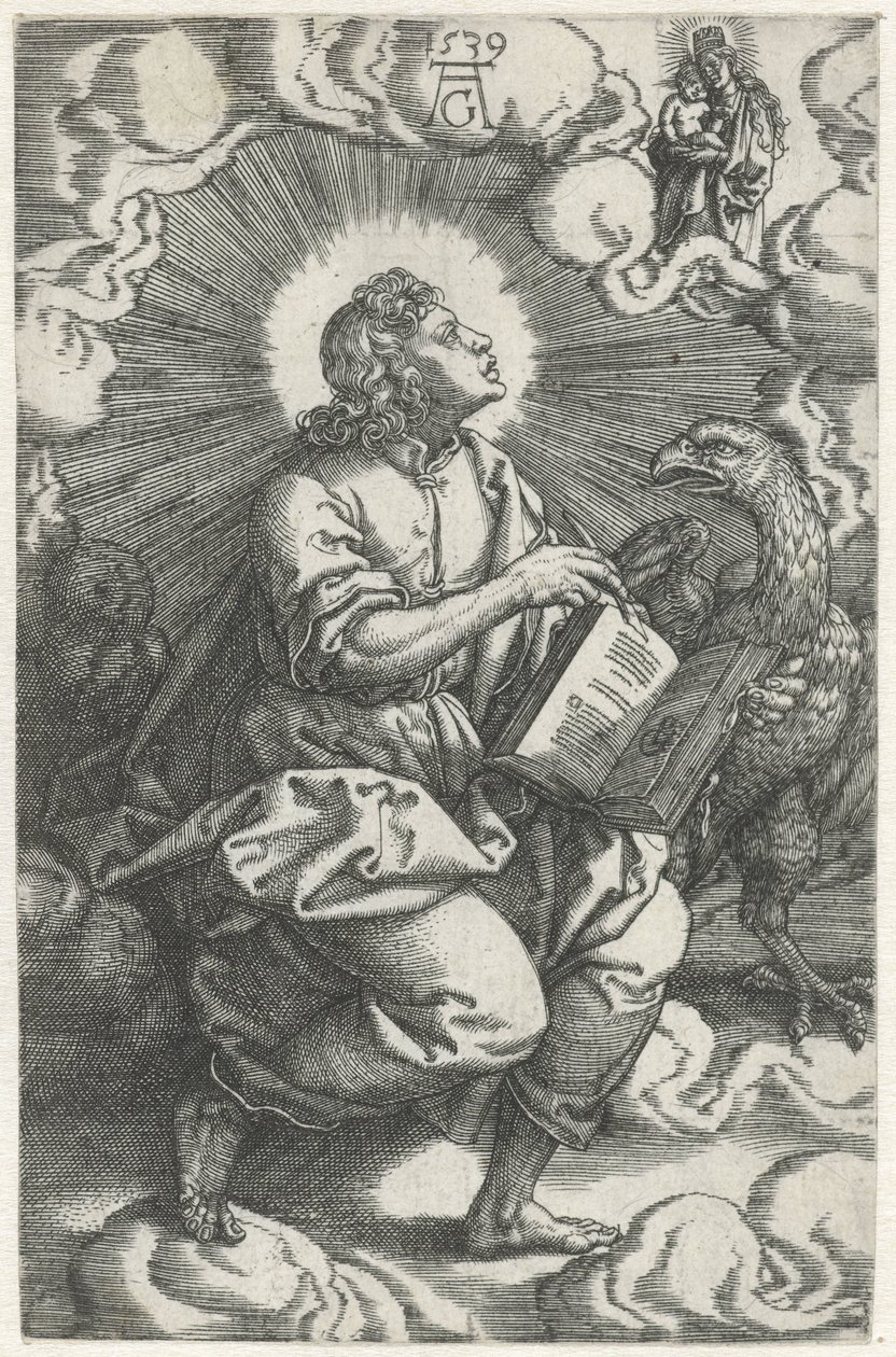 John
Quatro evangelistas (título da série) de Heinrich Aldegrever