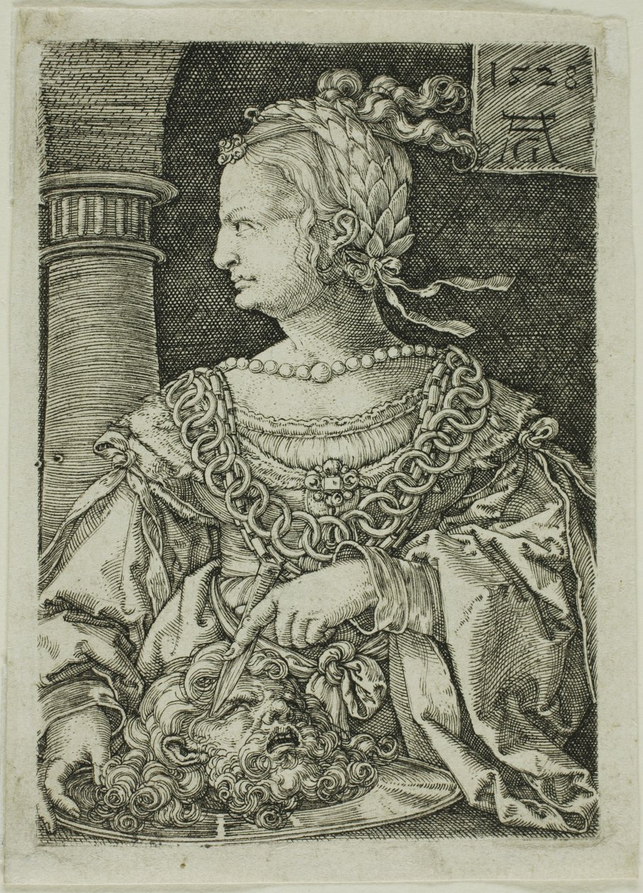 Judite com a Cabeça de Holofernes de Heinrich Aldegrever