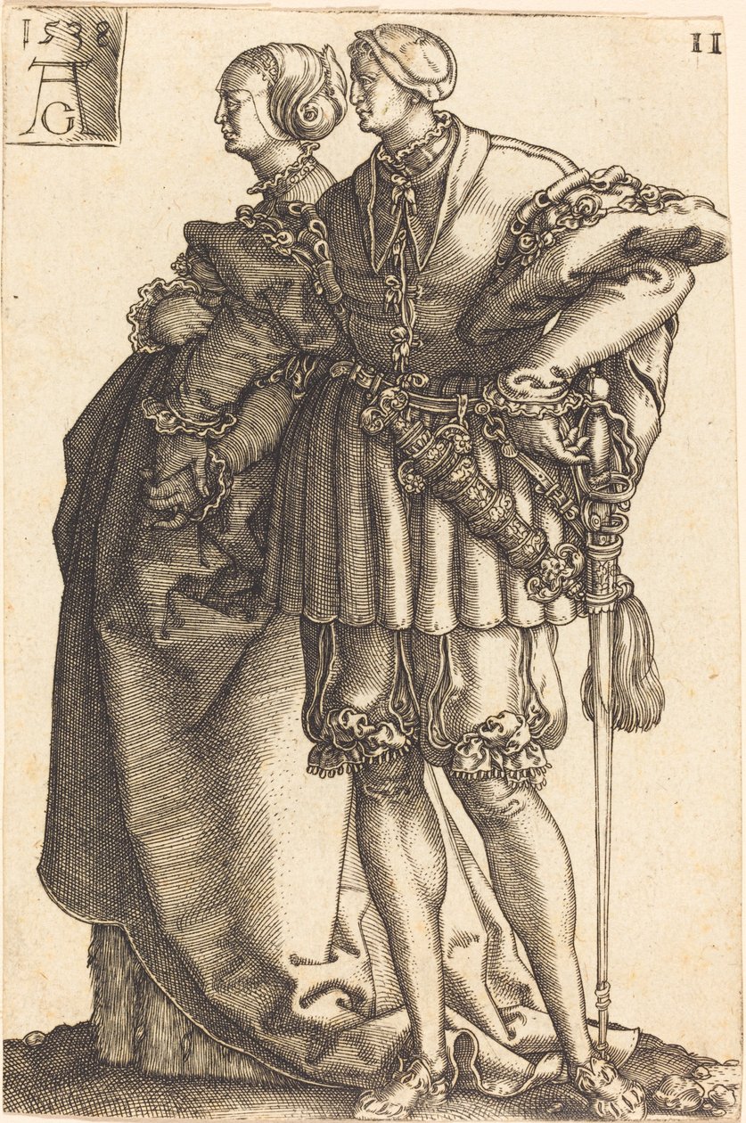 Grandes bailarinas de casamento de Heinrich Aldegrever