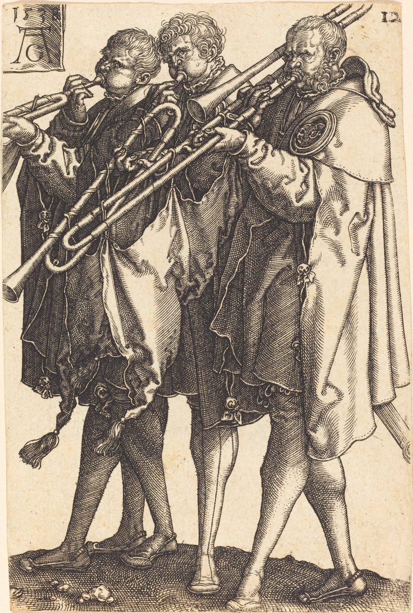 Grandes bailarinas de casamento de Heinrich Aldegrever