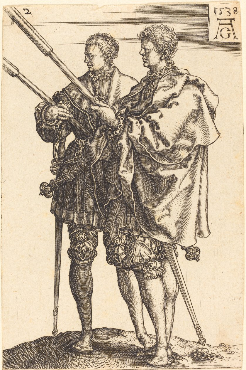Grandes bailarinas de casamento de Heinrich Aldegrever