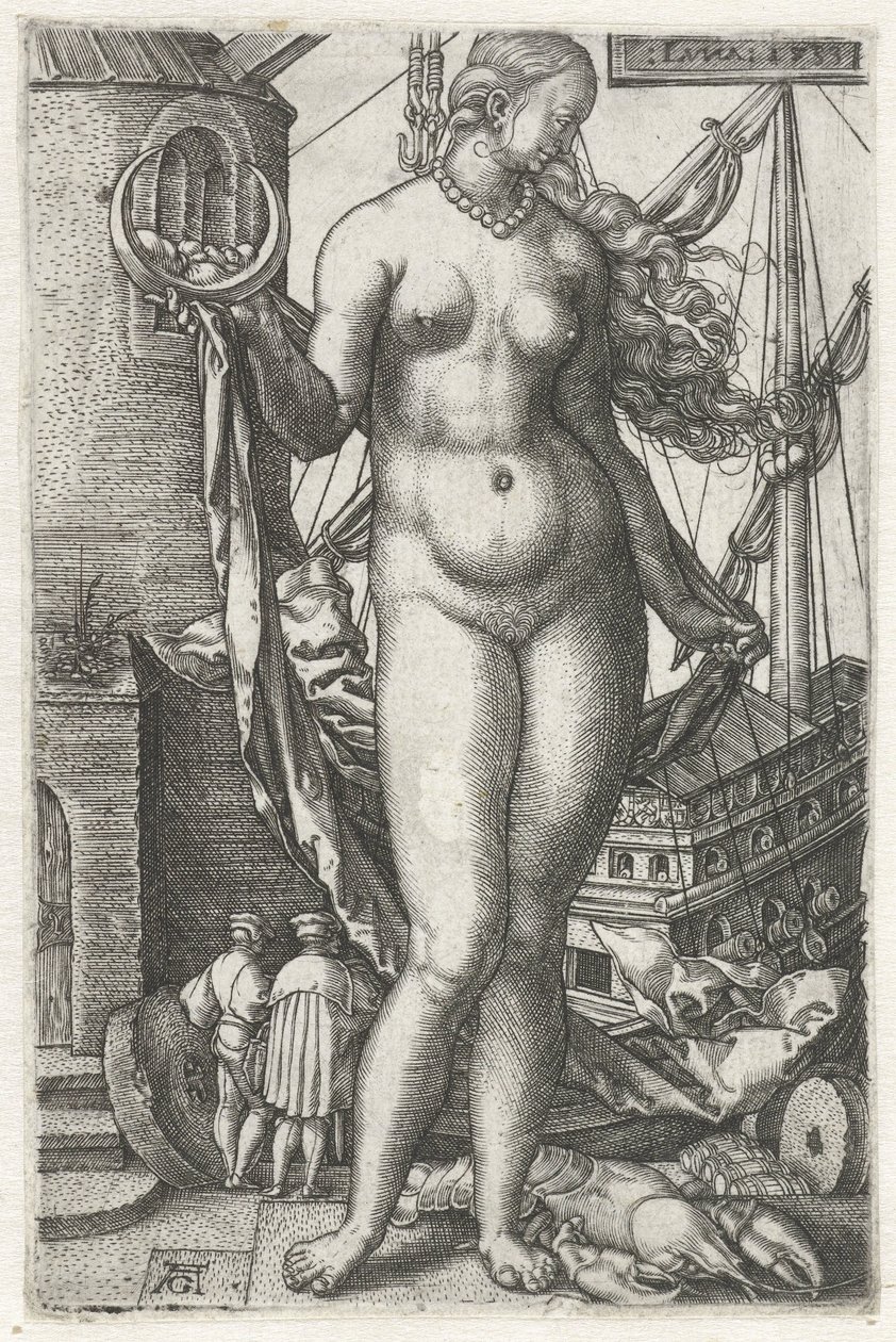 Luna (título sobre o objecto)
Diana
De zeven planeten (título da série) de Heinrich Aldegrever