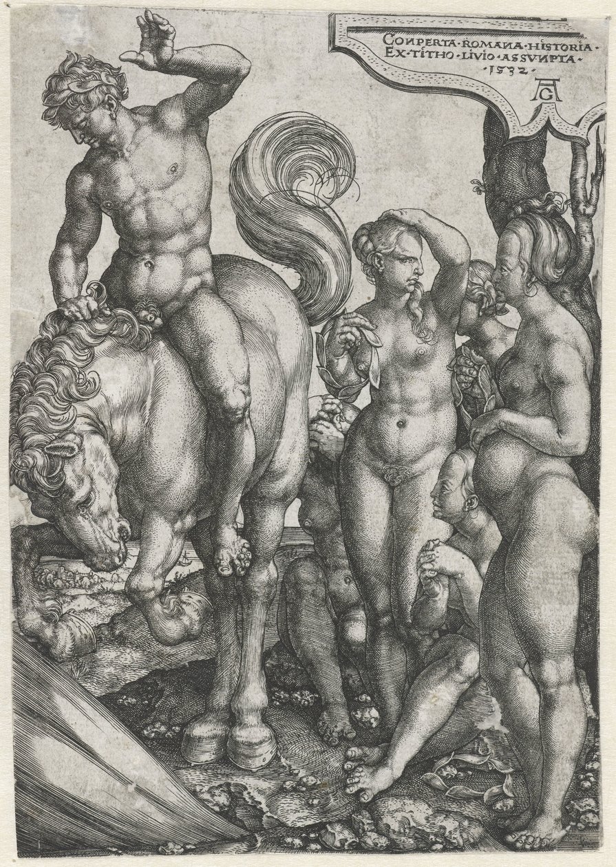 Marcus Curtius de Heinrich Aldegrever