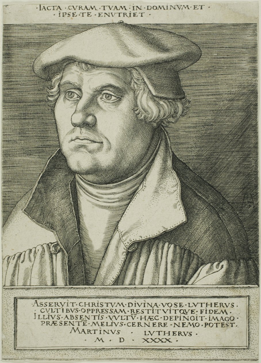 Martinho Lutero de Heinrich Aldegrever