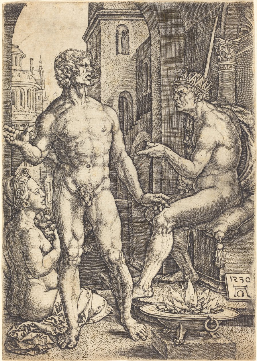 Mucius Scaevola de Heinrich Aldegrever