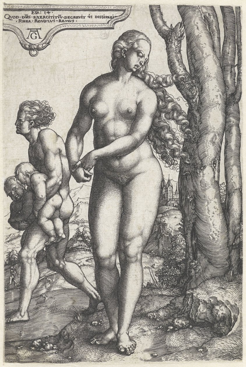 Rhea Silvia de Heinrich Aldegrever