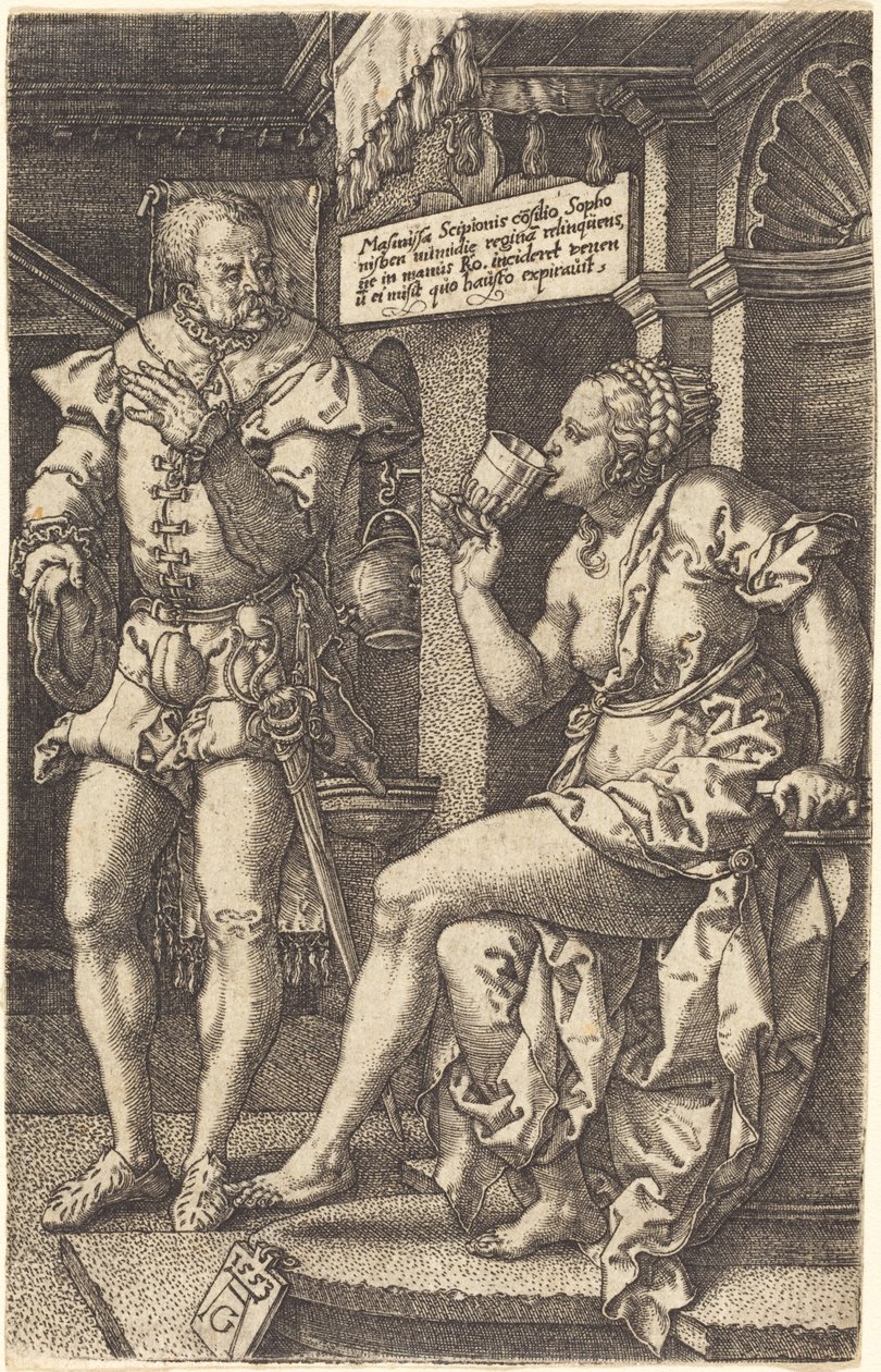 Sofonisba, 1553. de Heinrich Aldegrever