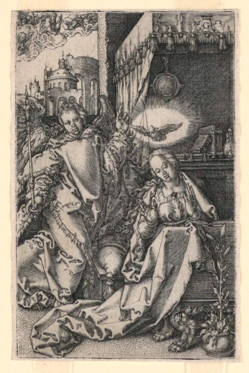 A Anunciação de Heinrich Aldegrever