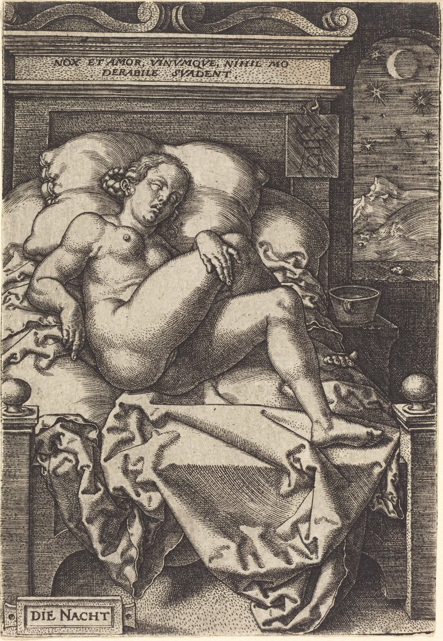 A noite de Heinrich Aldegrever