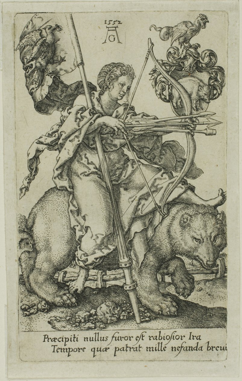Ira, dos Vícios de Heinrich Aldegrever