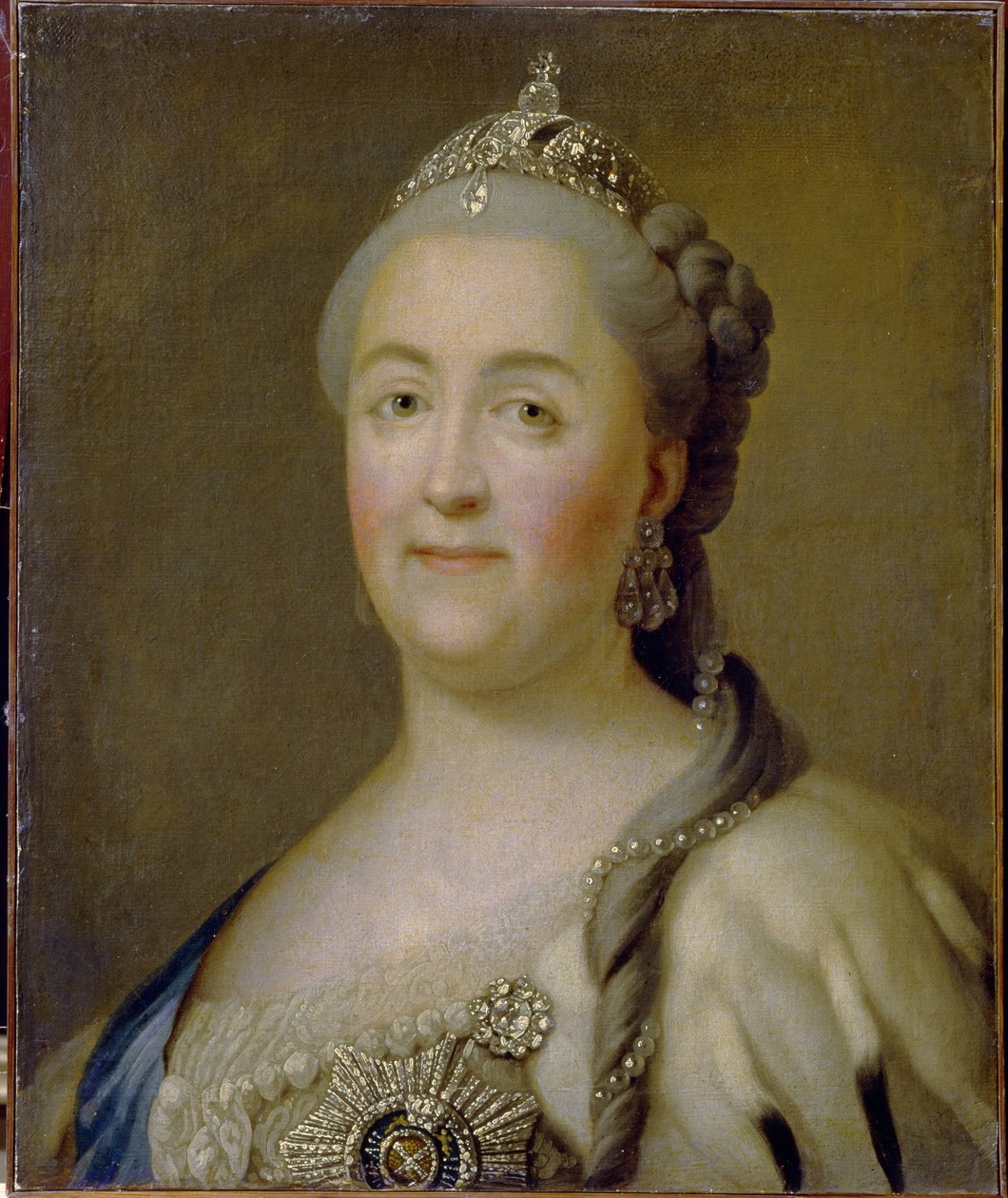 Retrato da Imperatriz Catarina II de Heinrich Buchholtz