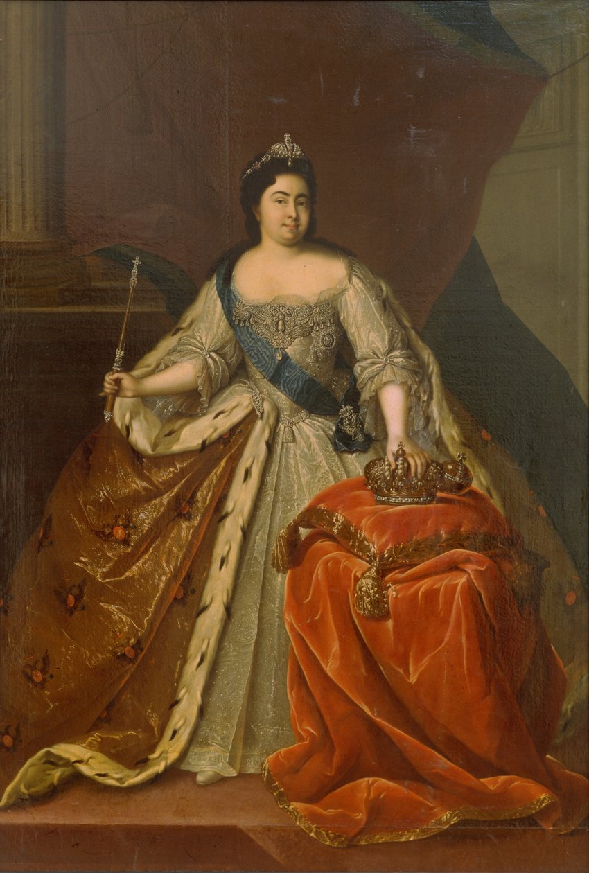 Retrato da imperatriz Catherine I. 1684-1727 de Heinrich Buchholz