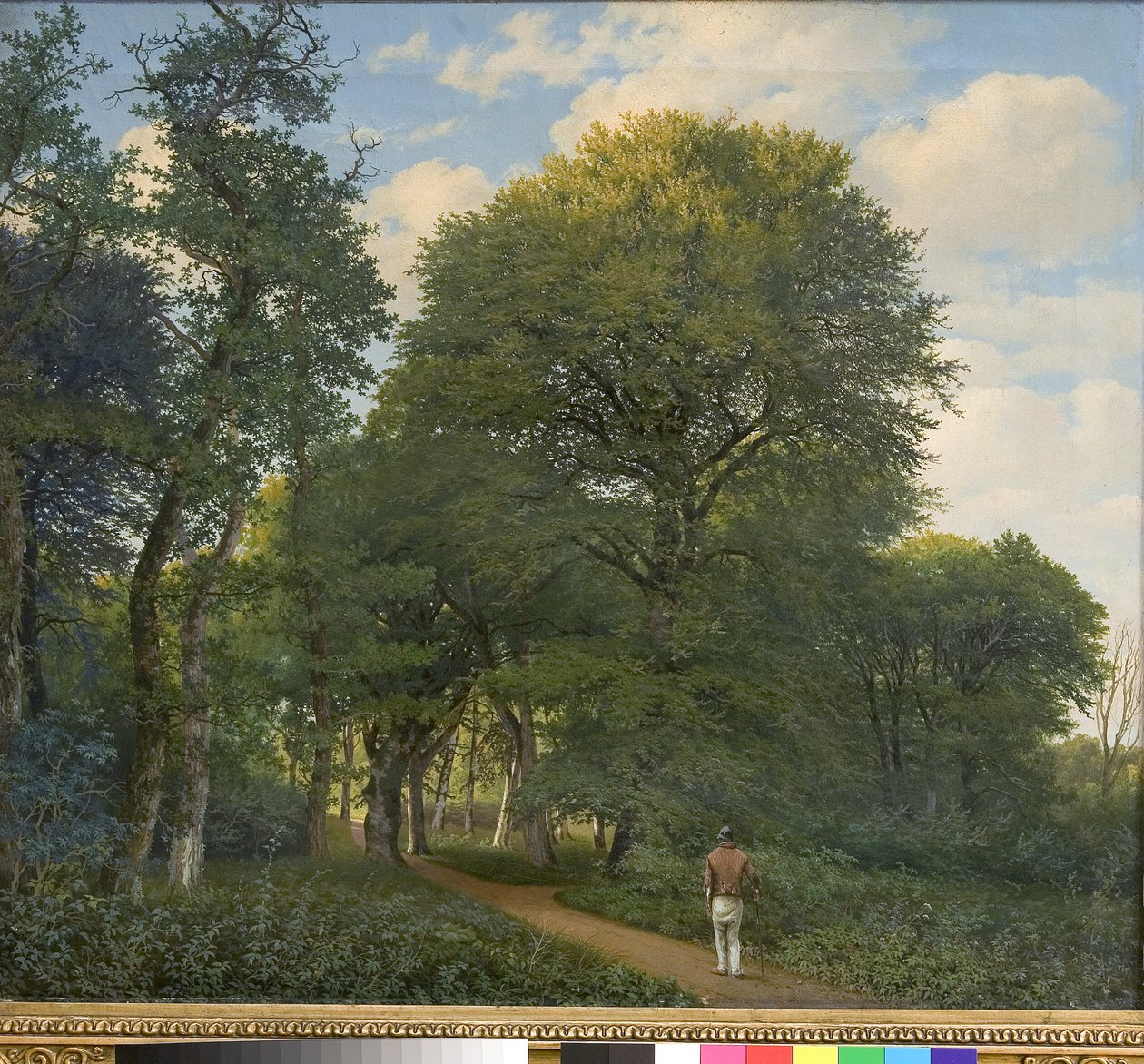 Um lote de floresta em Charlottenlund. Tarde de Heinrich Buntzen