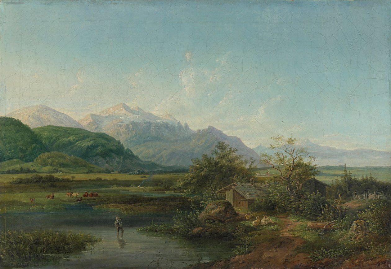 Pântano da Alta Baviera de Heinrich Burkel
