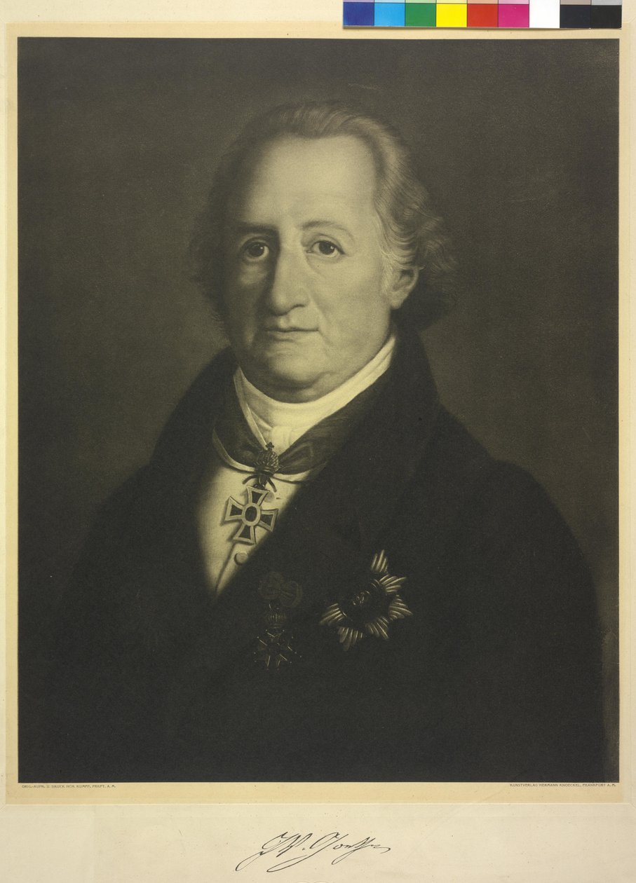 Johann Wolfgang von Goethe de Heinrich Christoph Kolbe